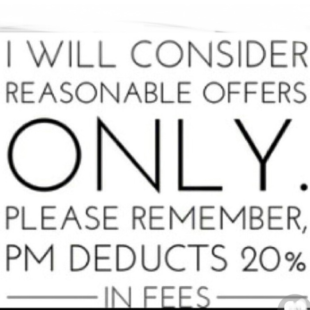Accepting reasonable offers.